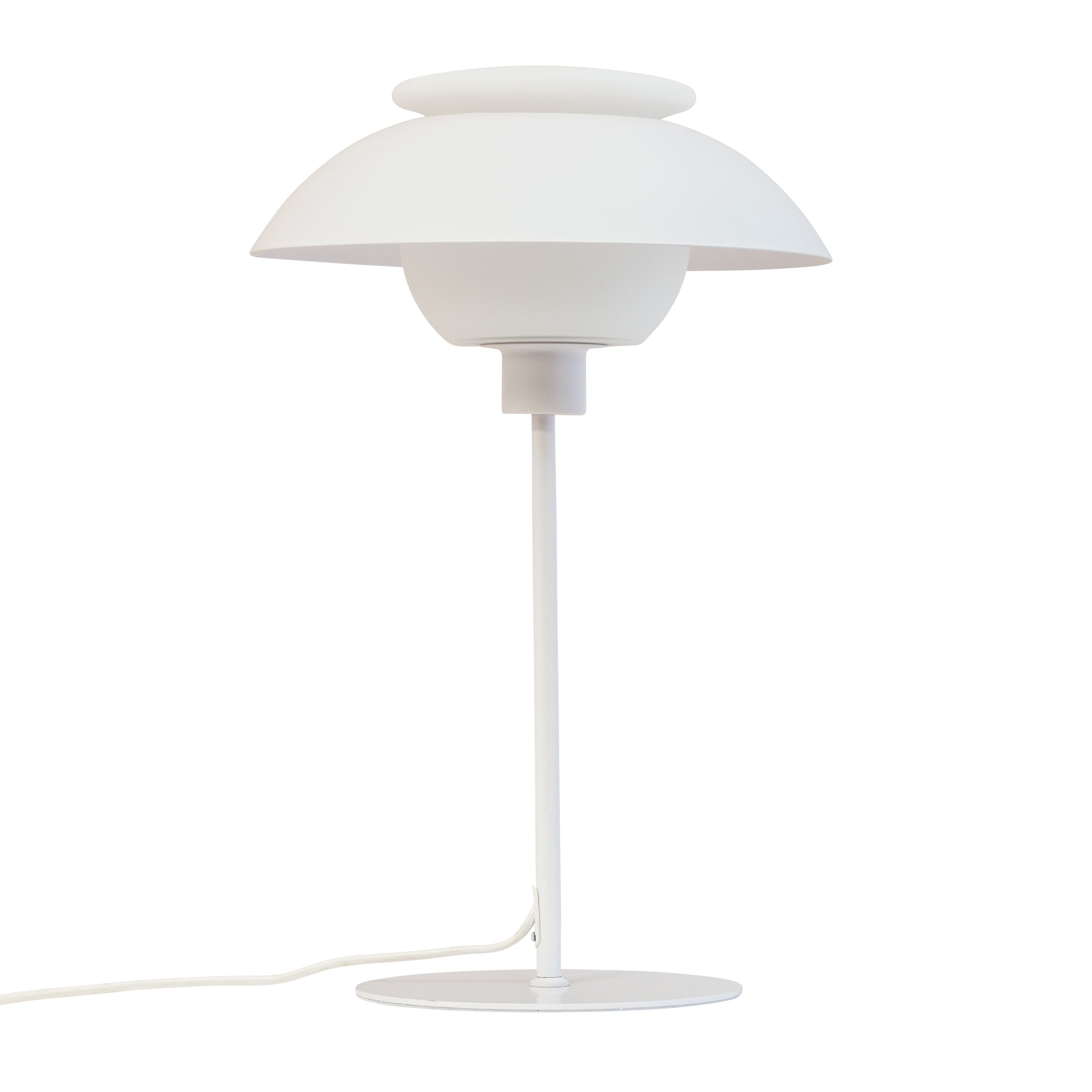 Opus bord hvid metal/glas
