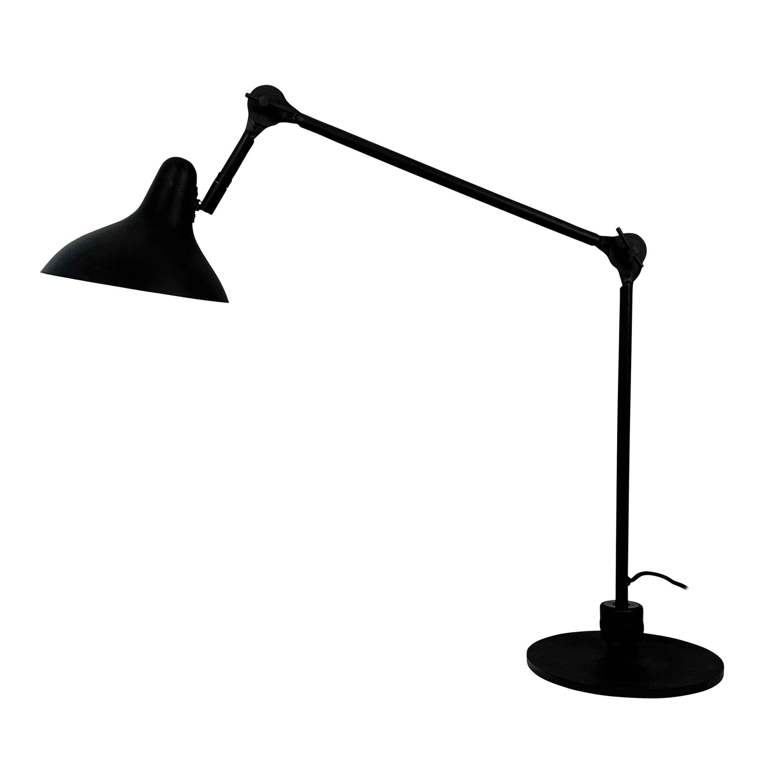 Lotus bordlampe sort