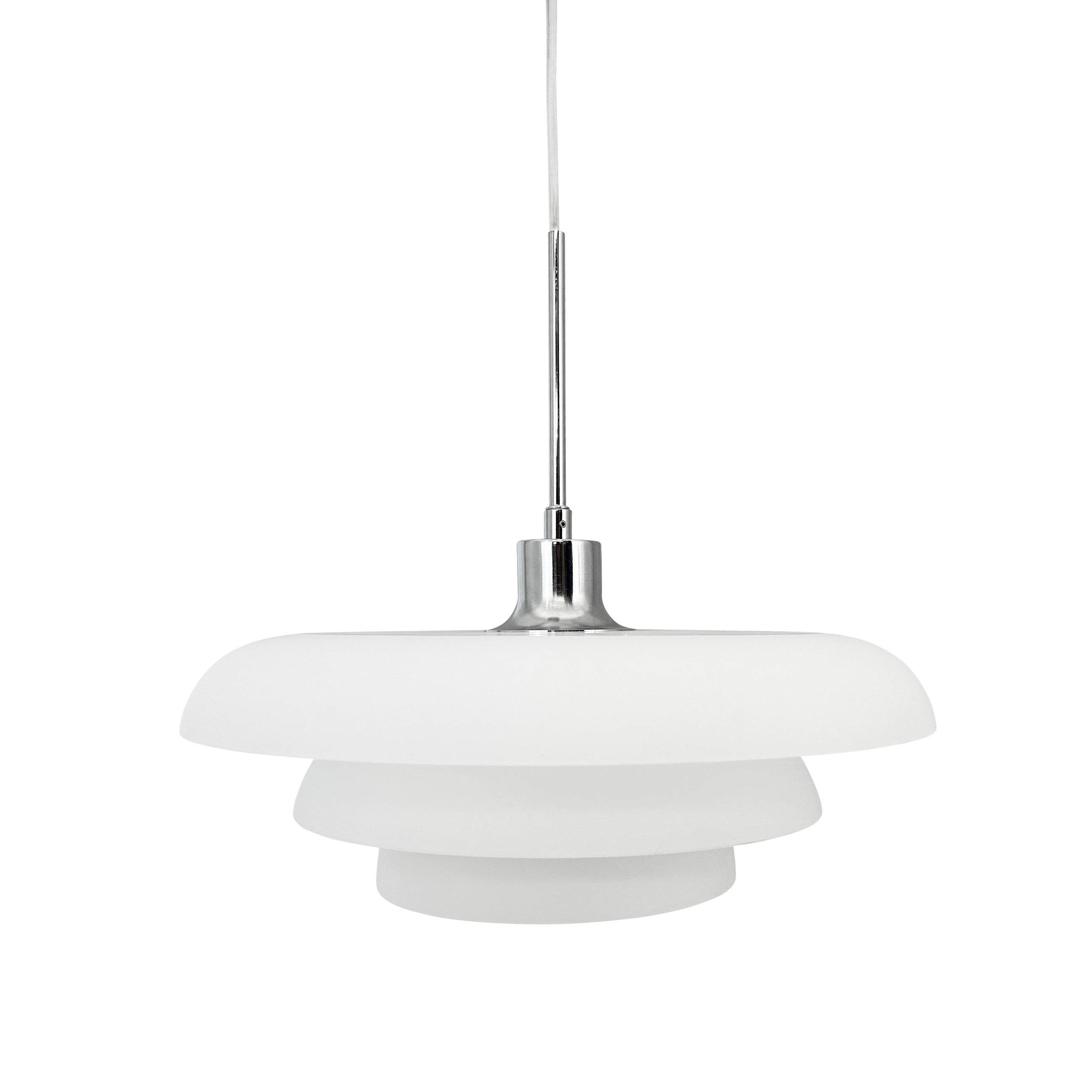 AVA pendel D40 opal/krom