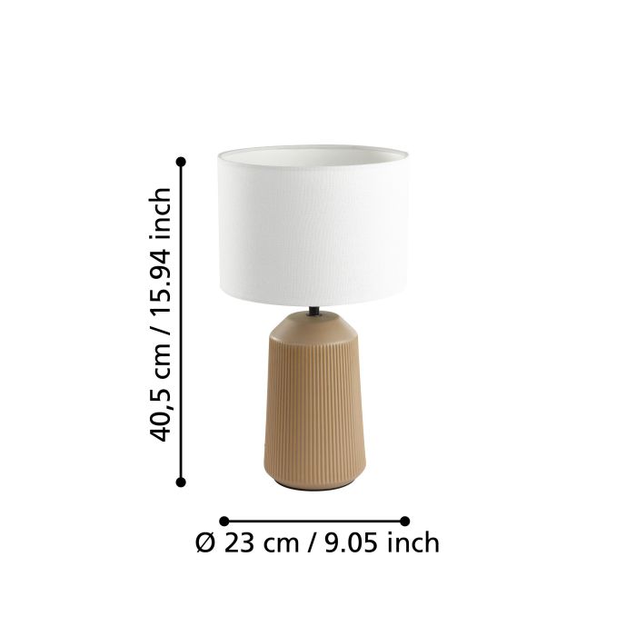 Capalbio Bord E27 - Sand