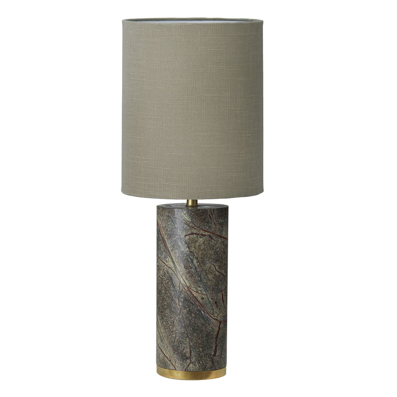 Ella Marble Lamp Base-GREEN