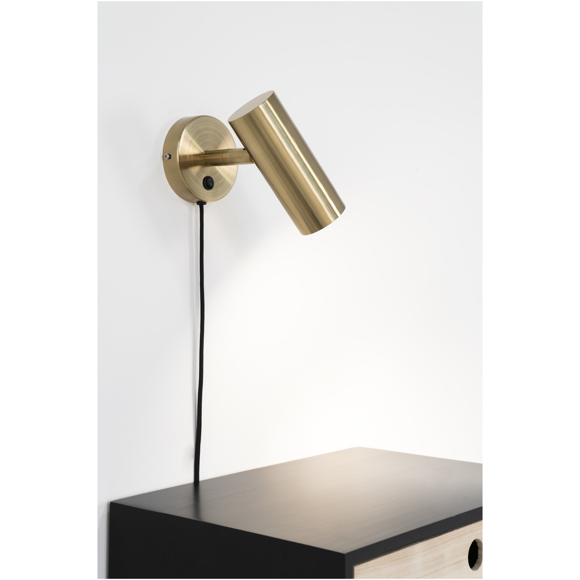 Paris wall lamp brass