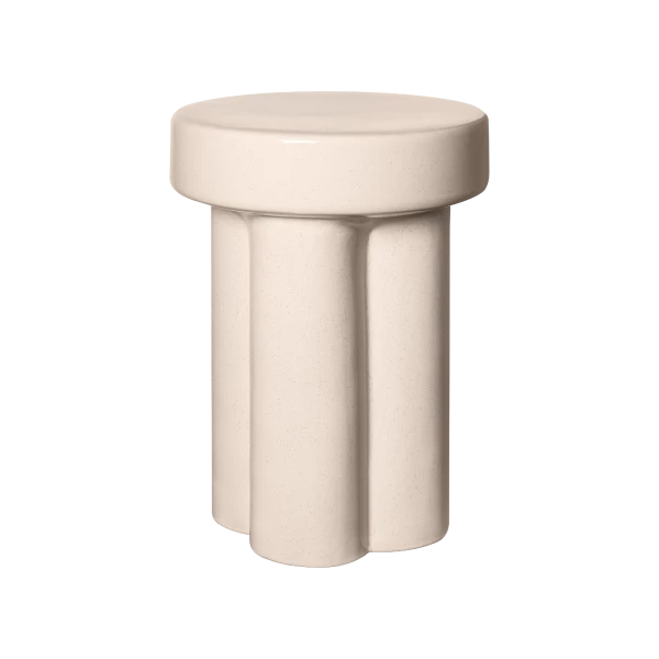 Ceramic stool toru Lily