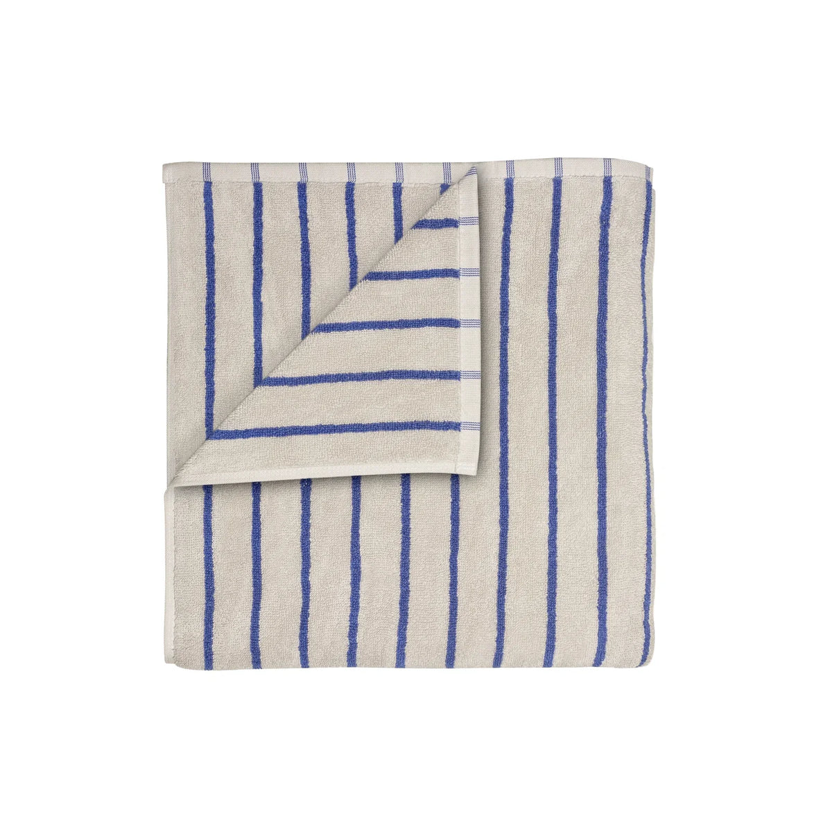 Bath towel -ARTO- colour Moonbeam/Mazarine Blue