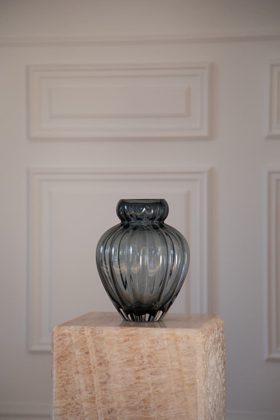 Audrey vase  small petrol blue