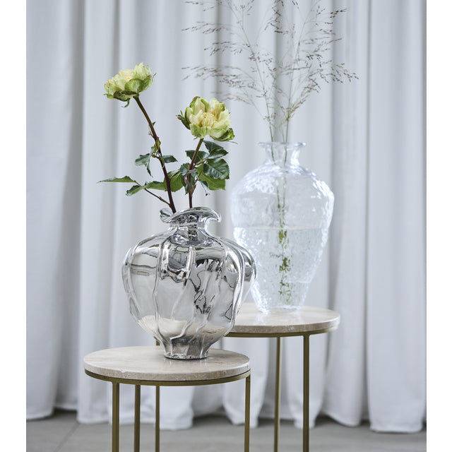 Celeste vase silver D H25