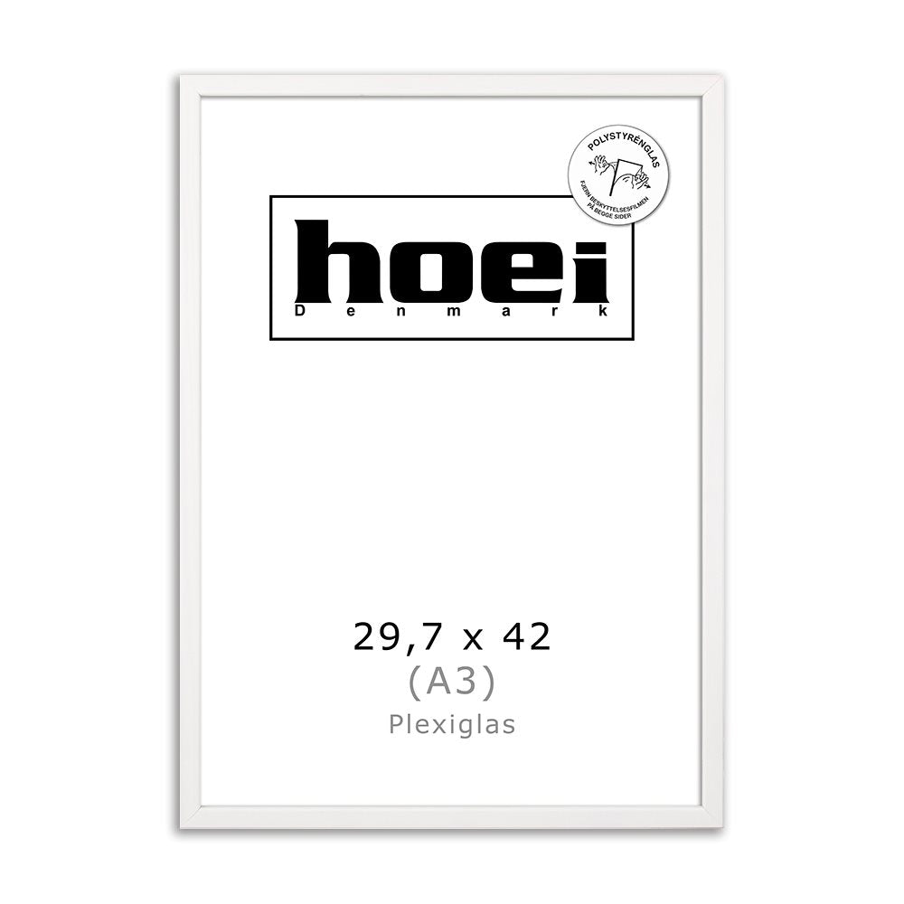 HOEI 115 HVID 29,7X42CM - PLEXI - A3