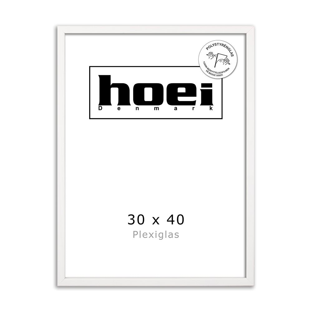 HOEI 115 HVID 30X40 - PLEXI