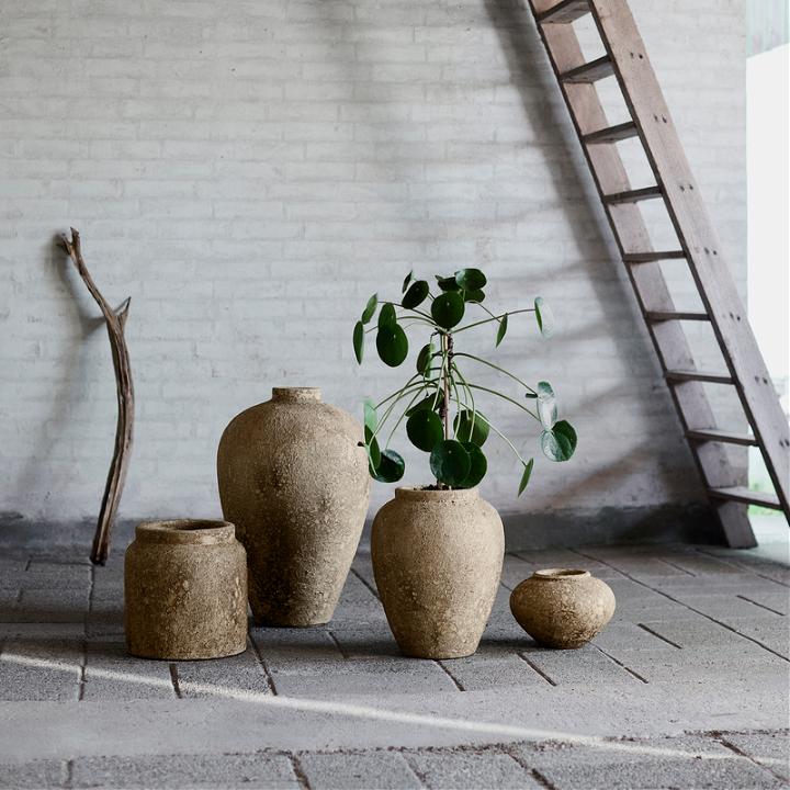 Krukke Luna - Beige terrakotta