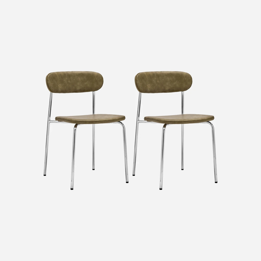 Chair, HDpova, Chrome; Khaki