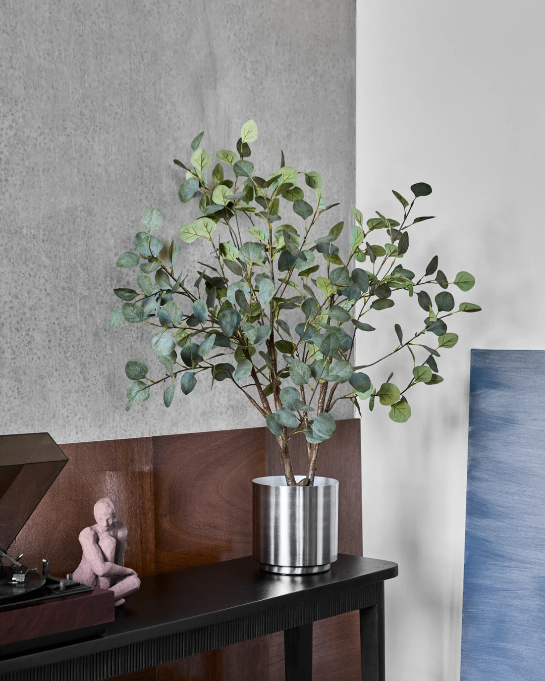 Artificial plant, HDEucalyptus, Grey, Green