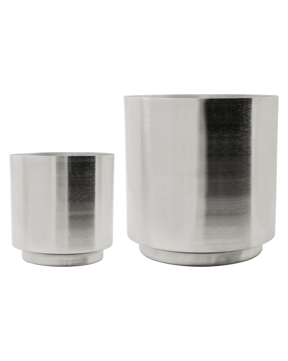 Planter, HDBailey, Silver finish stórur