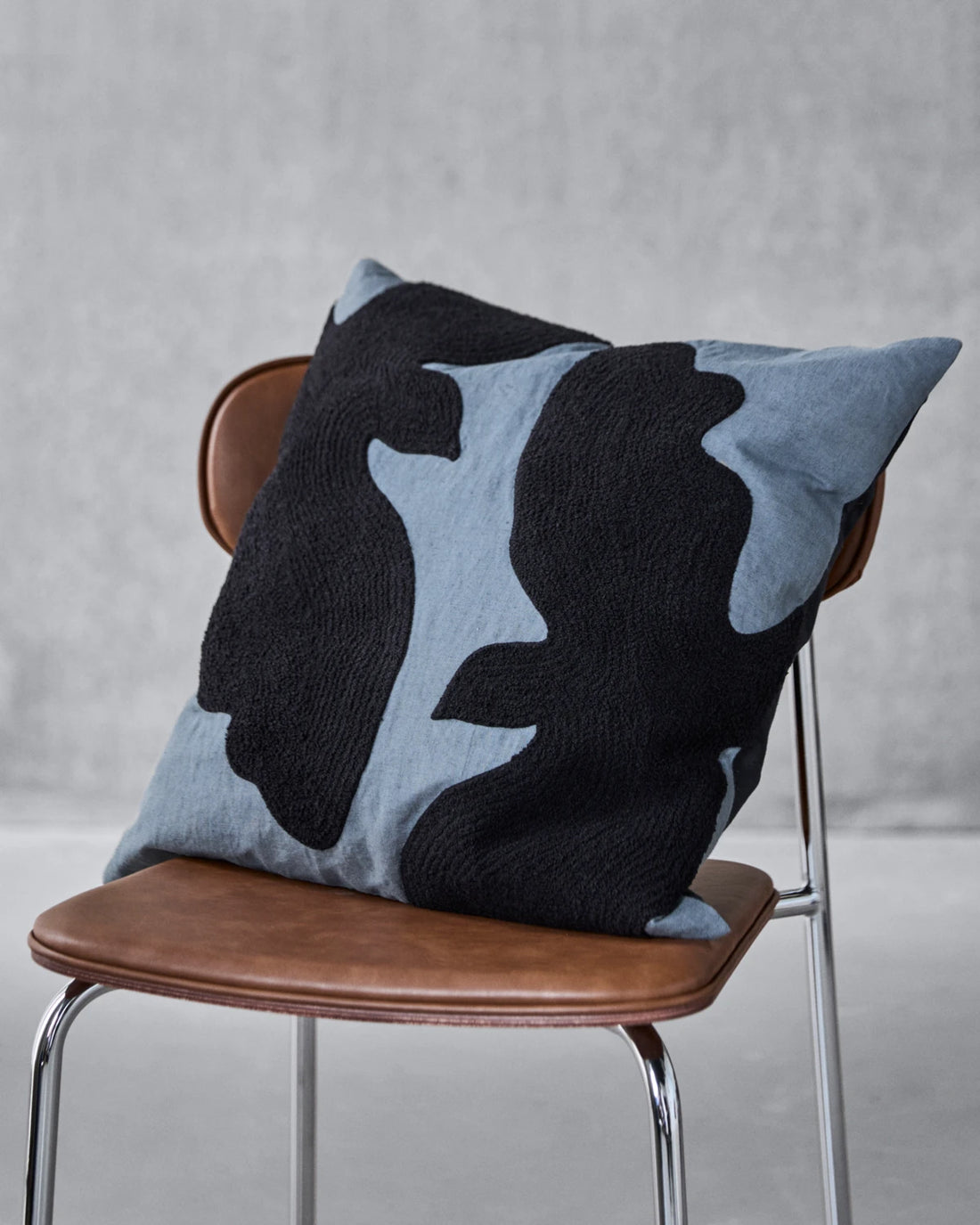 Cushion, HDMiki, Aegean blue, Black
