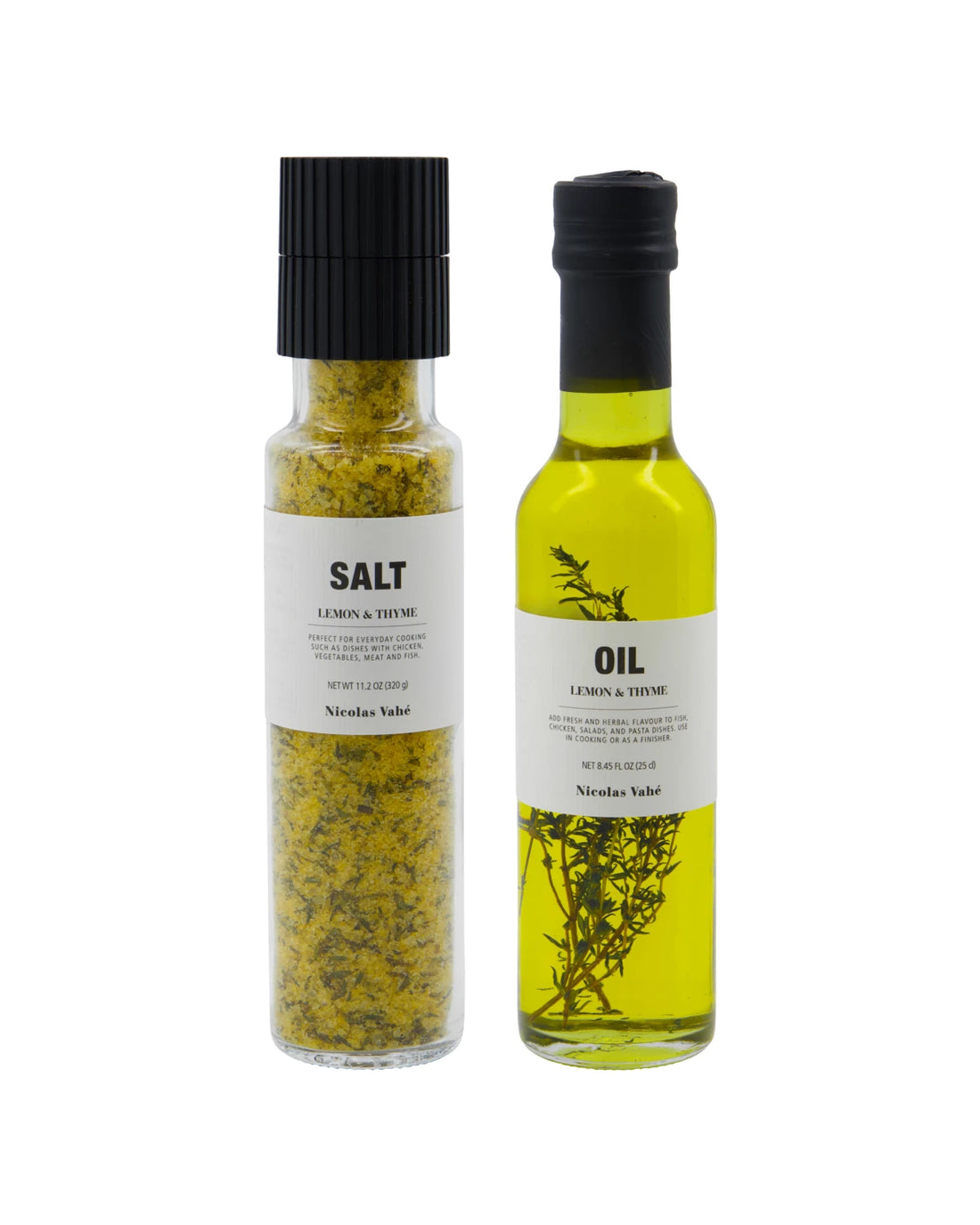 Gift box, Salt & oil, Lemon, 330|25 g|cl