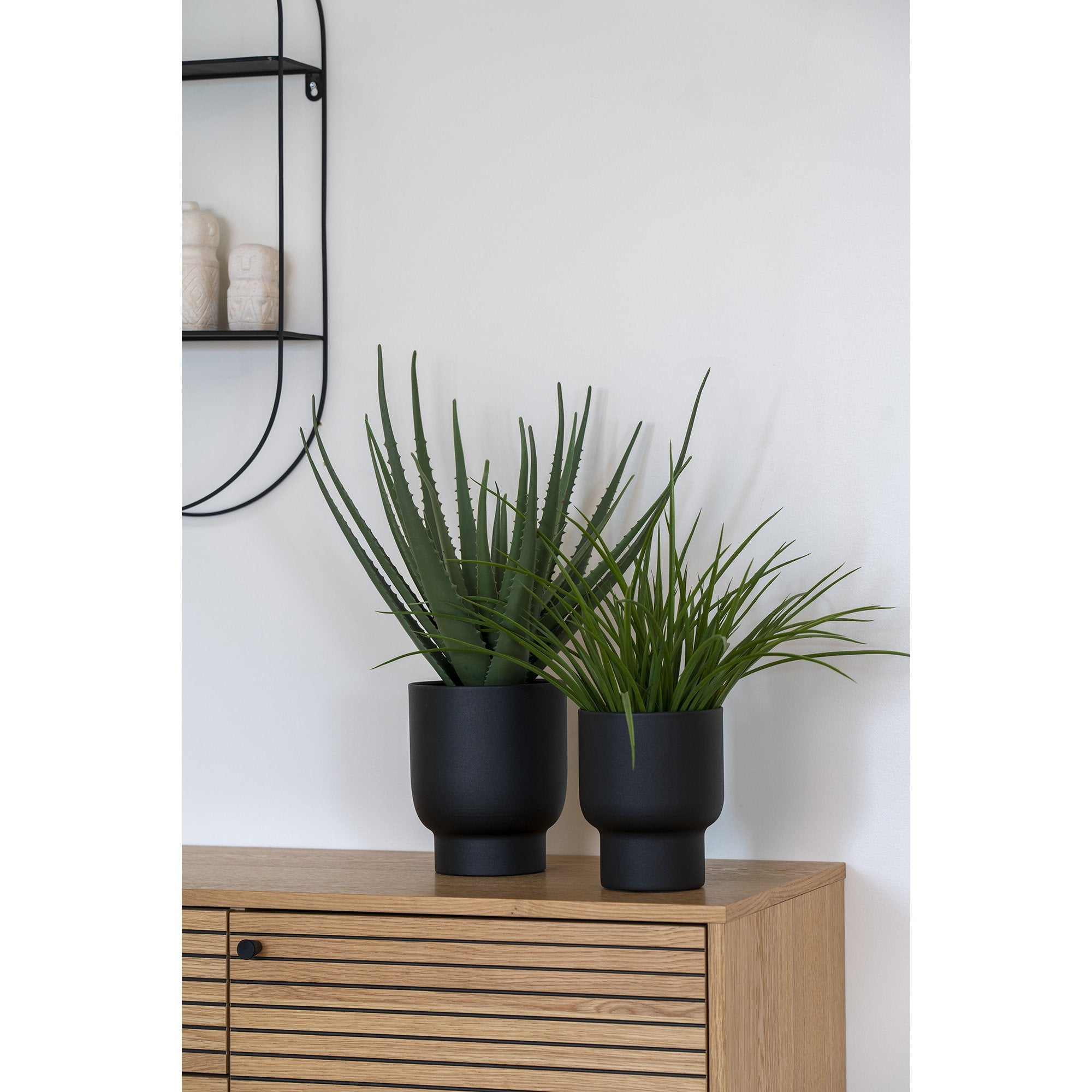 Fulda, Flowerpots, metal black s