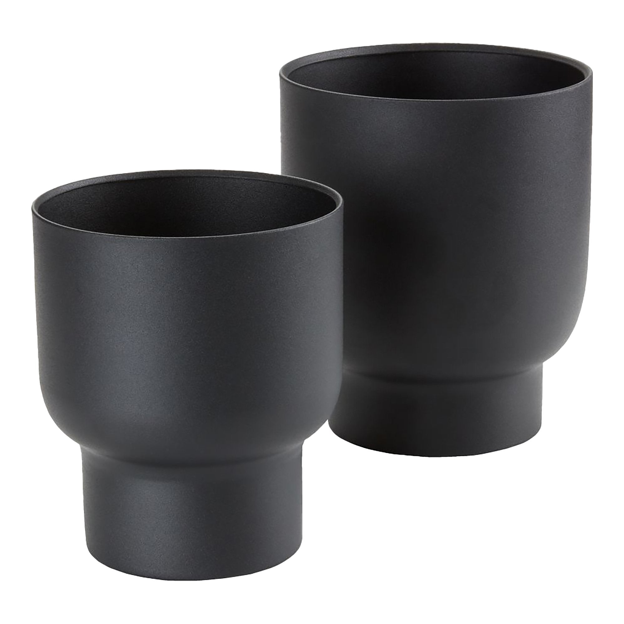 Fulda, Flowerpots, metal black s