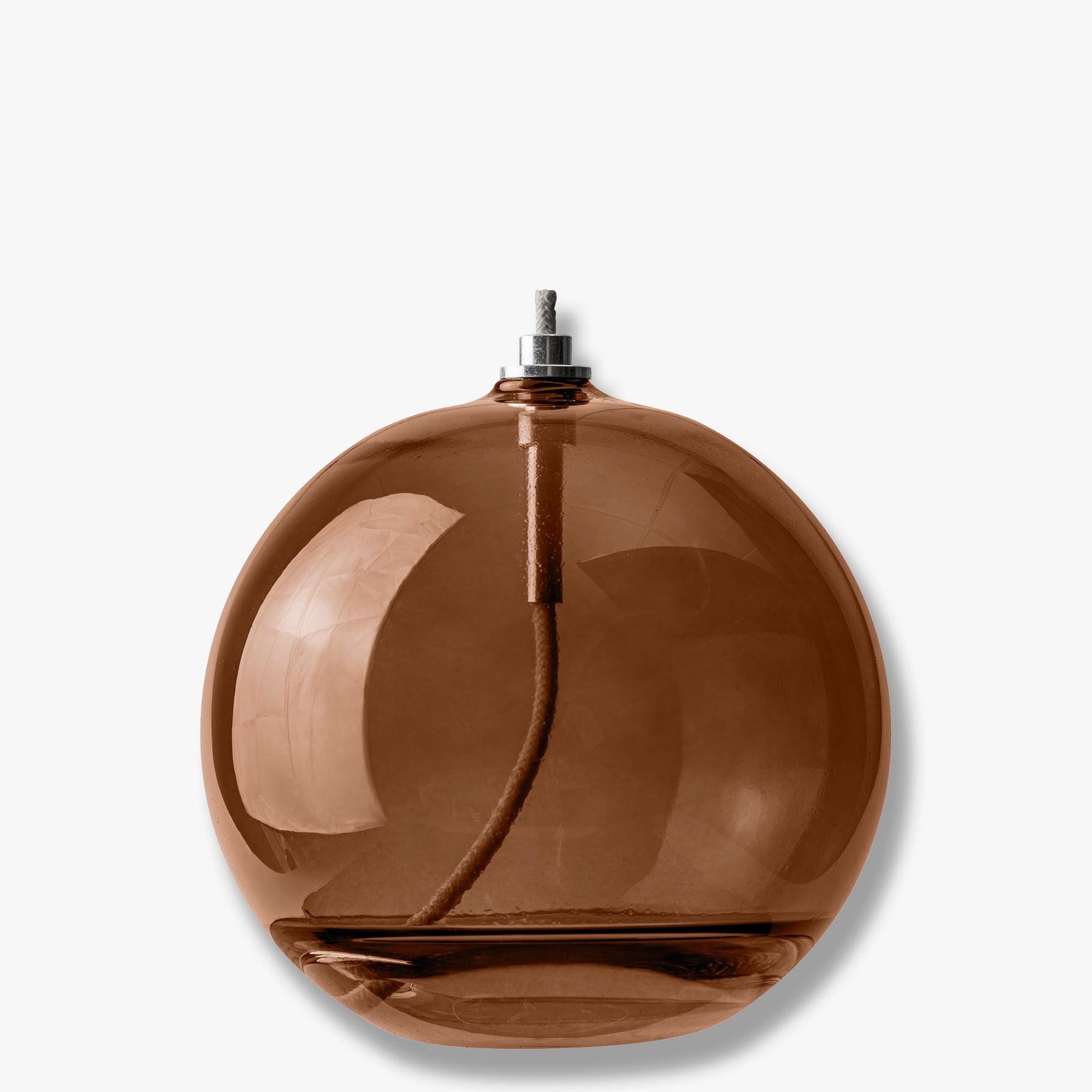 Aura oil lamp, large, brown