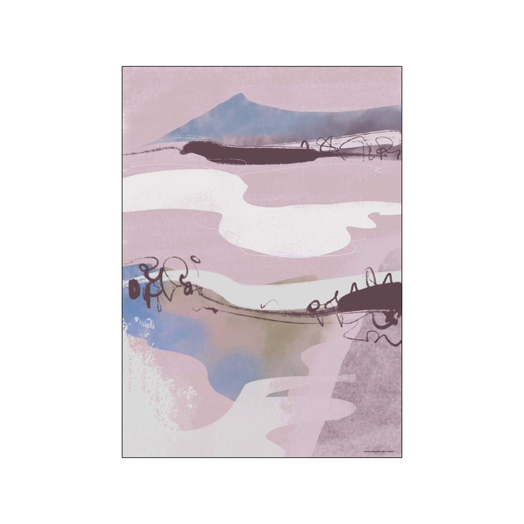 Abstract Mountain Hues