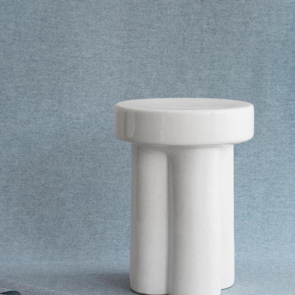 Ceramic stool toru Lily