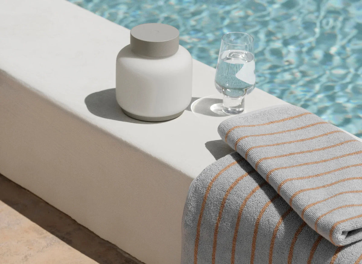 Bath towel -ARTO- colour Micro Chip/Tan