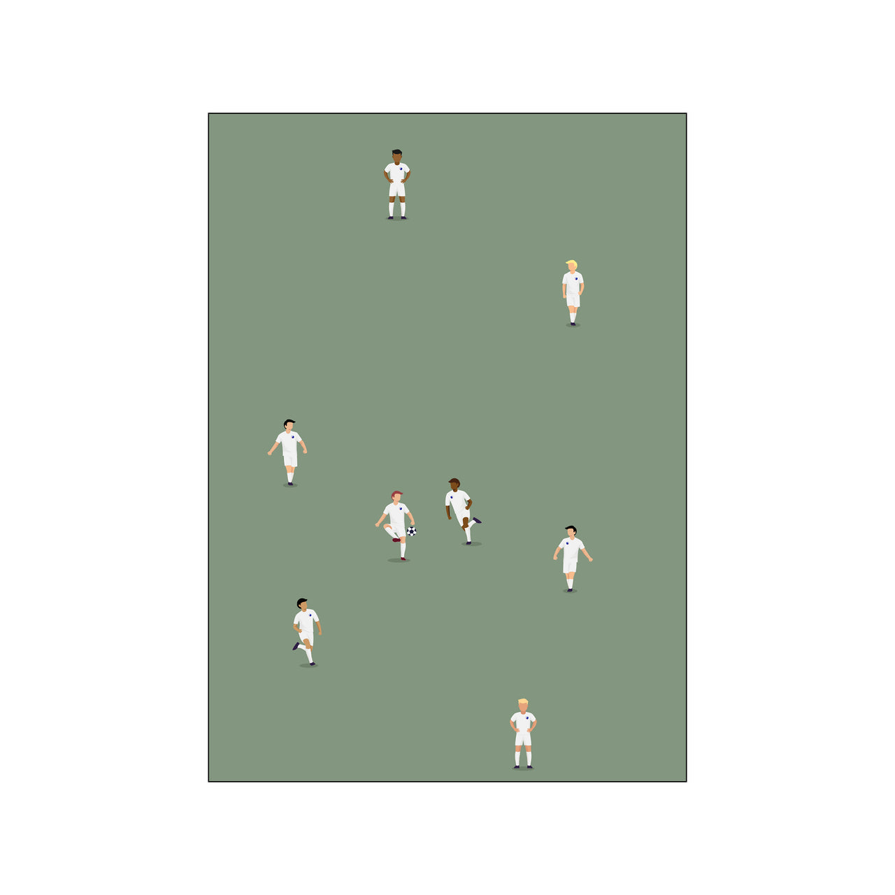 Fck Tiny Players - 30 x 40 cm
