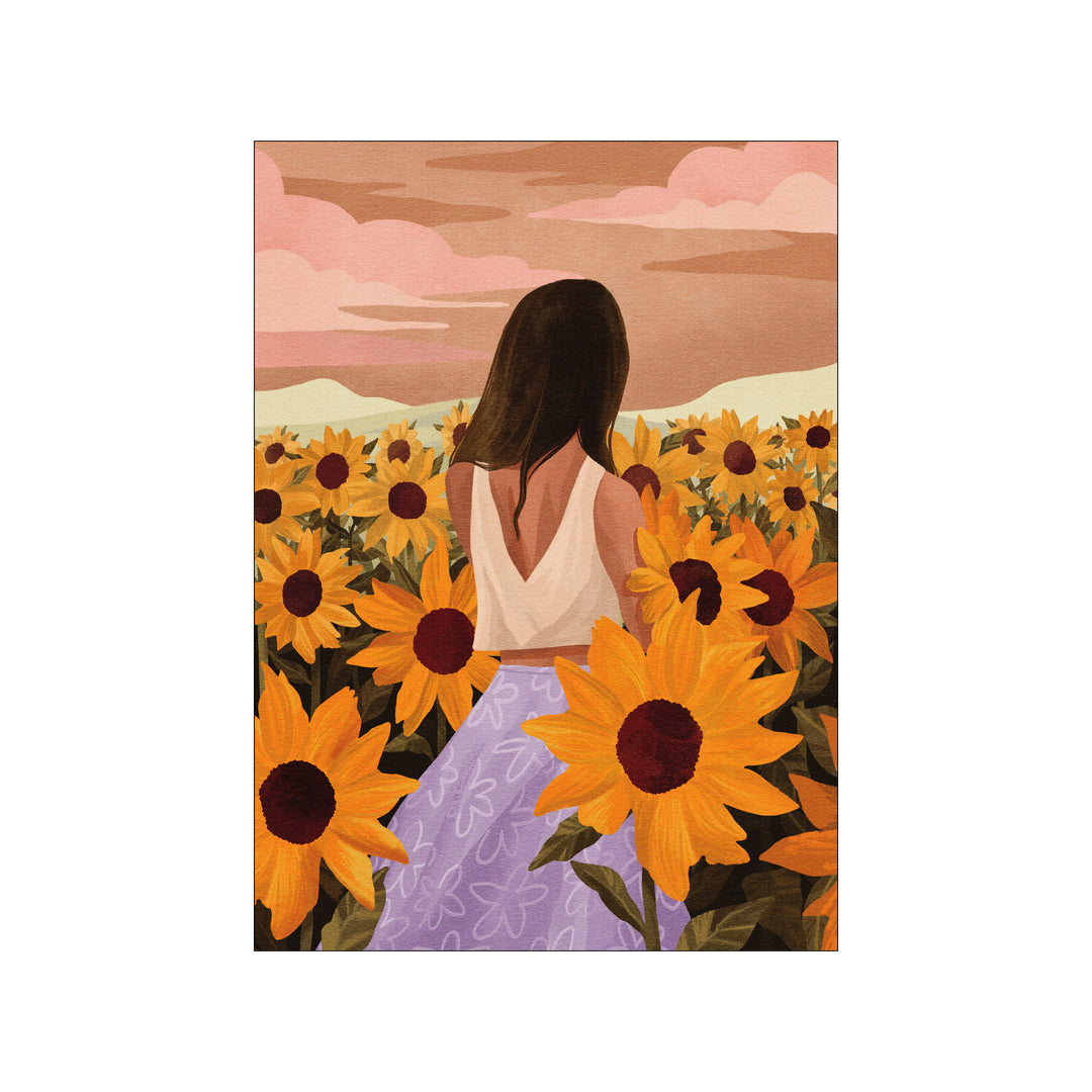 Sunflower Evenings - 40 x 50cm