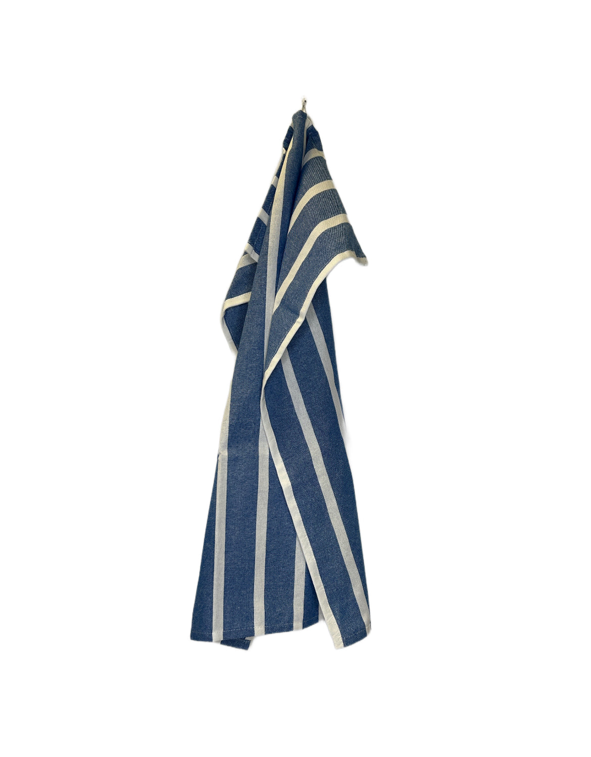 Tea towell wide stripes blue