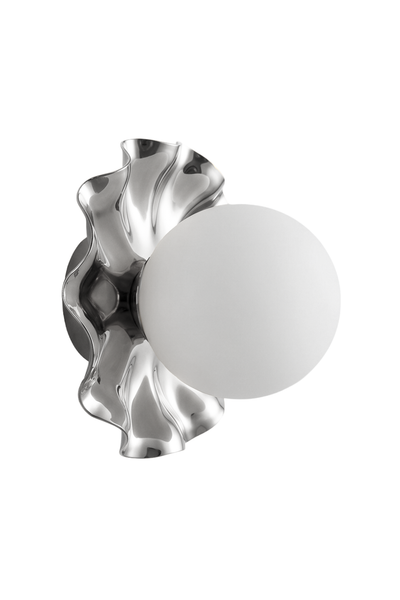 Lea Lampe - chrome | opal glas