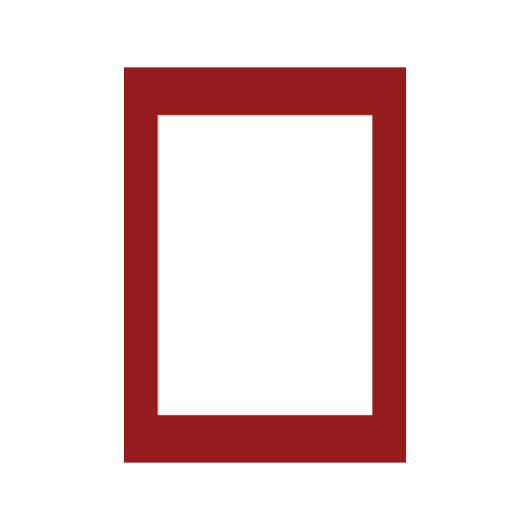 Passepartout - Red - 30 x 40 cm