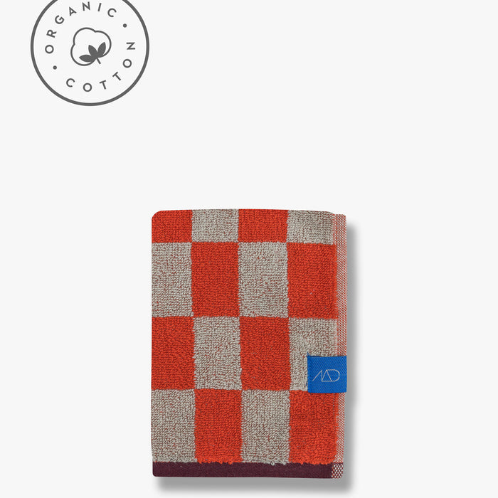 RETRO håndklæde, Dark orange