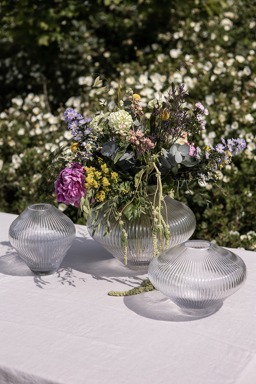 Willow vase - medium clear