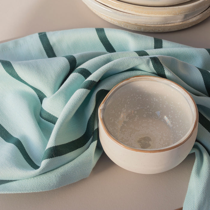STRIPES 2-pack tea towl, Mint