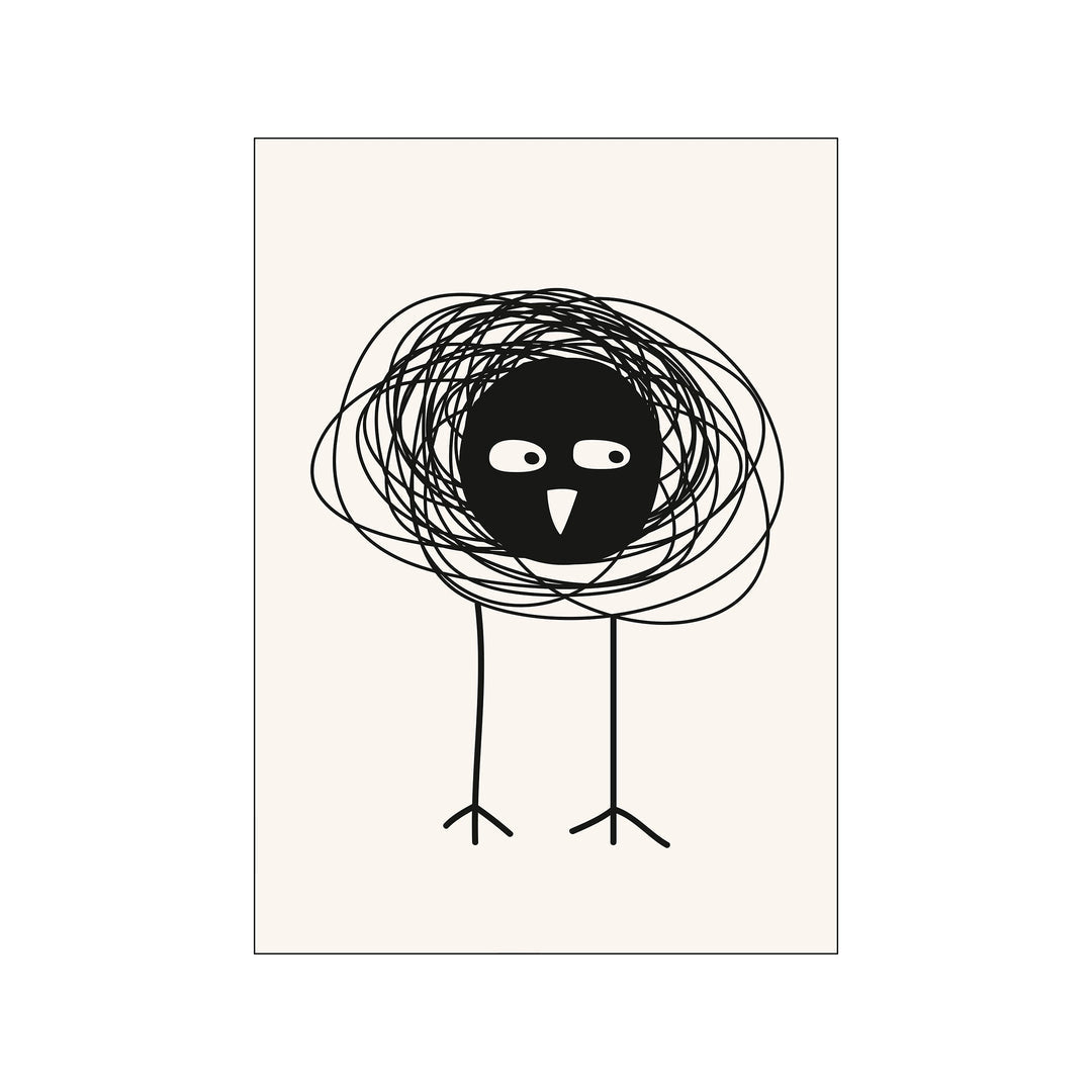 Silvia - Little black bird - 50x70cm