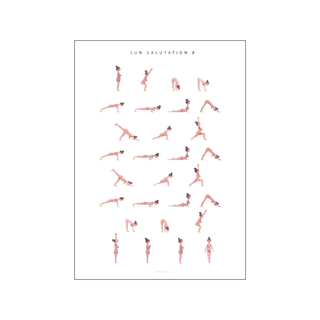 Sun Salutation B Woman Pink