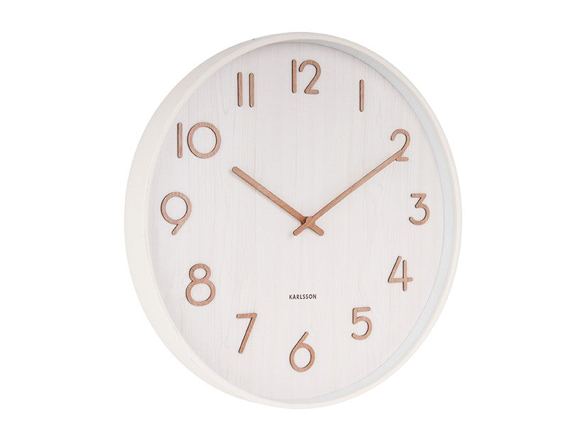 Wall clock Pure large White