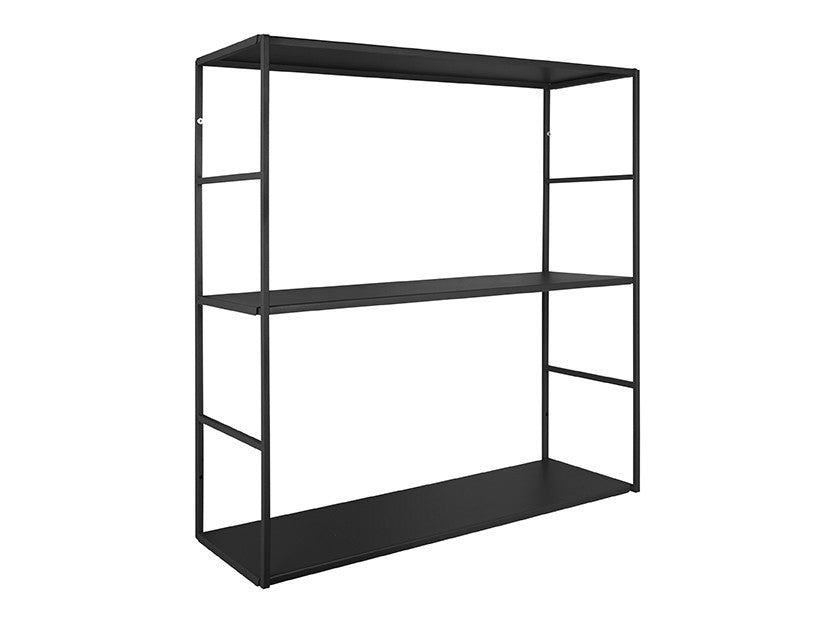 Wall rack level metal matt black