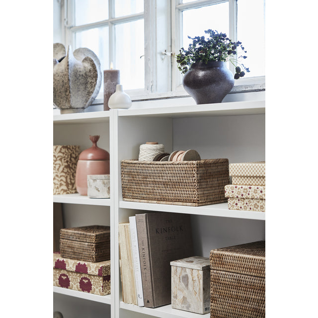 Hilla flower pot 15.5X15.5X12.5 cm. Brown