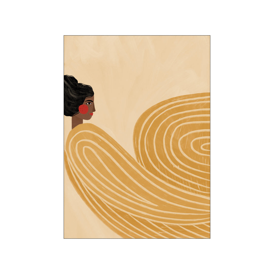 The Woman With the Yellow Stripes 40x50cm