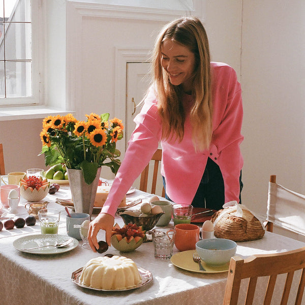 Confetti Apricot krus m/relief - 35 cl