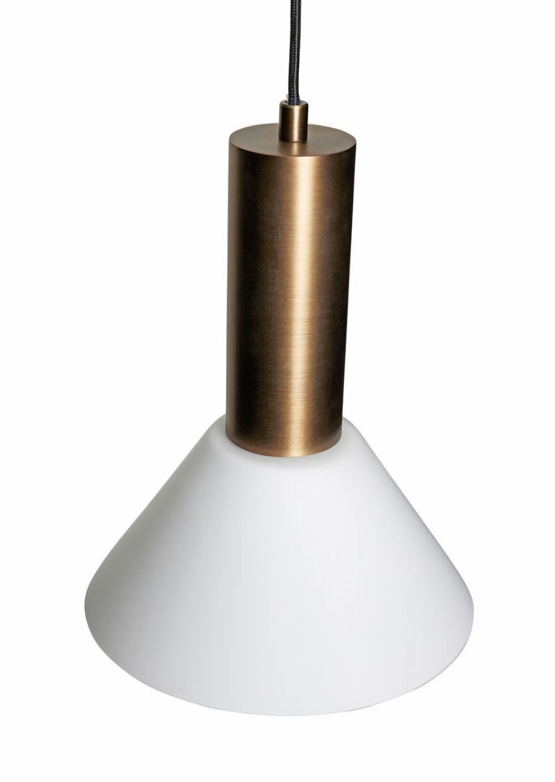Contrast loftslampe messing