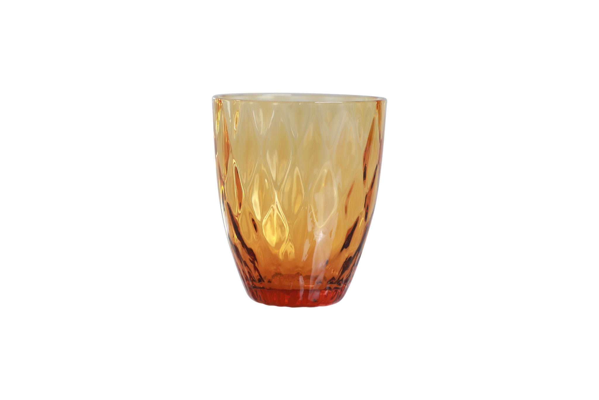 Diamond drinking glass - golden