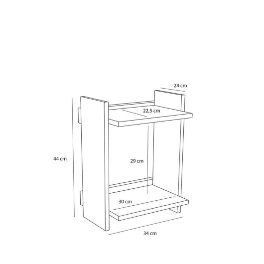 Forma shelf small Natural