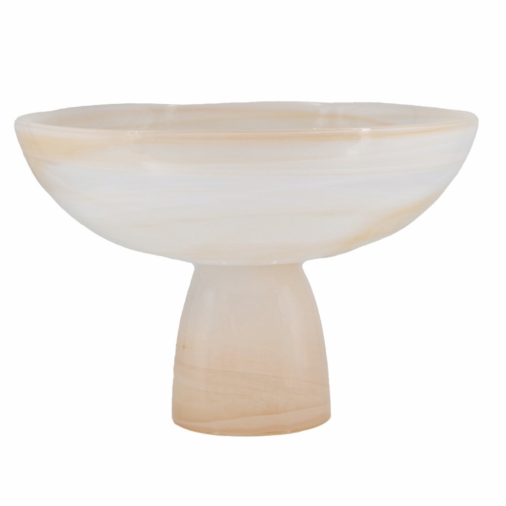 Mamor - Skål Beige 21x14 Glass
