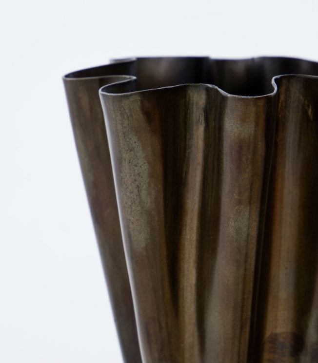 Vase, HDFlood, Antique brown