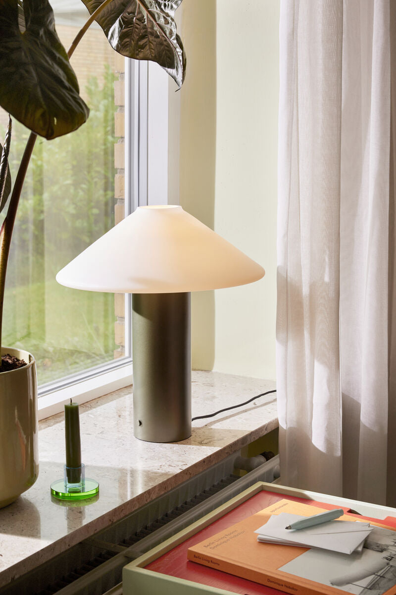 Orbit table lamp dark green