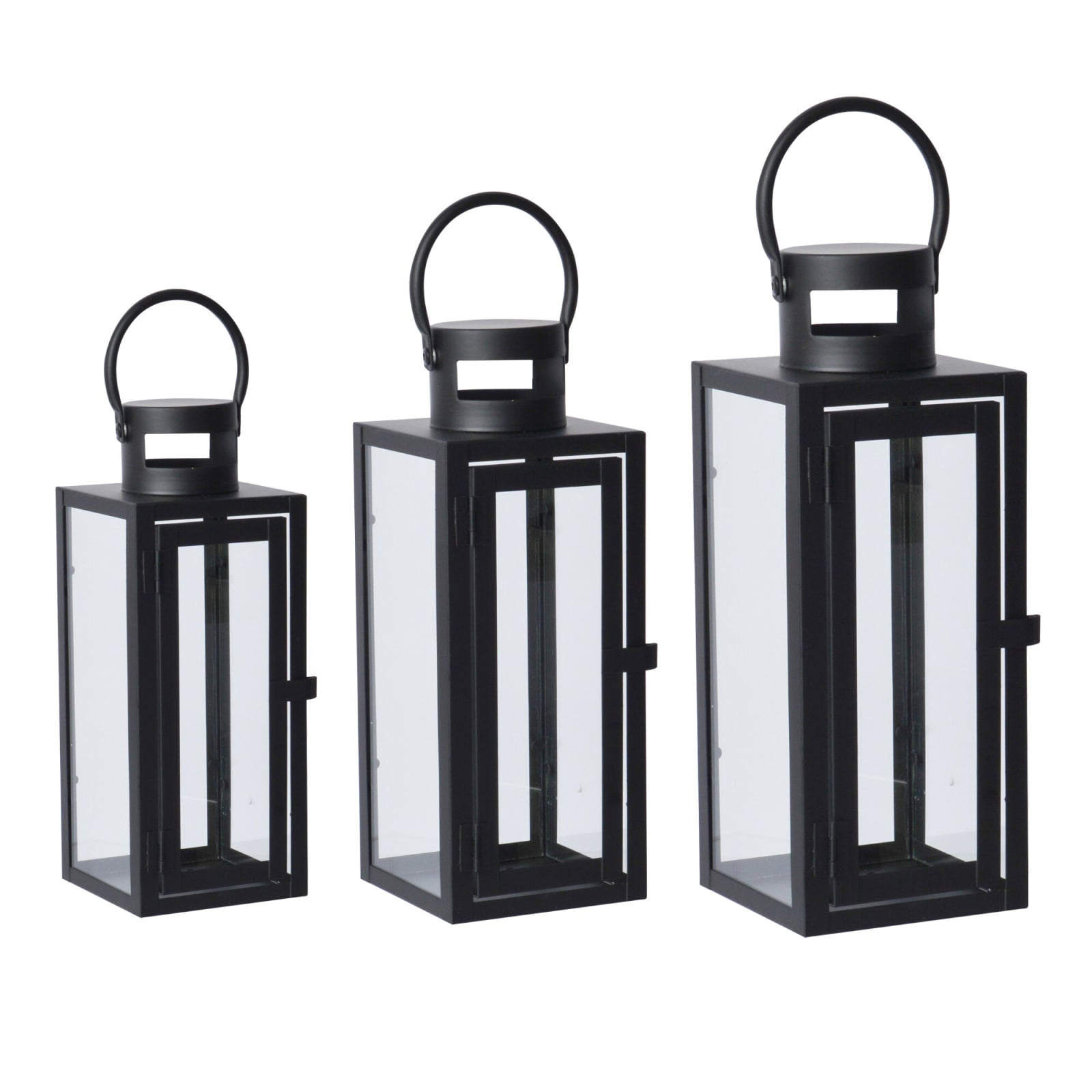 Iza lantern black Large