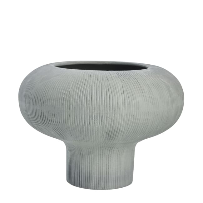 Samara vase grey D31,5 H22cm