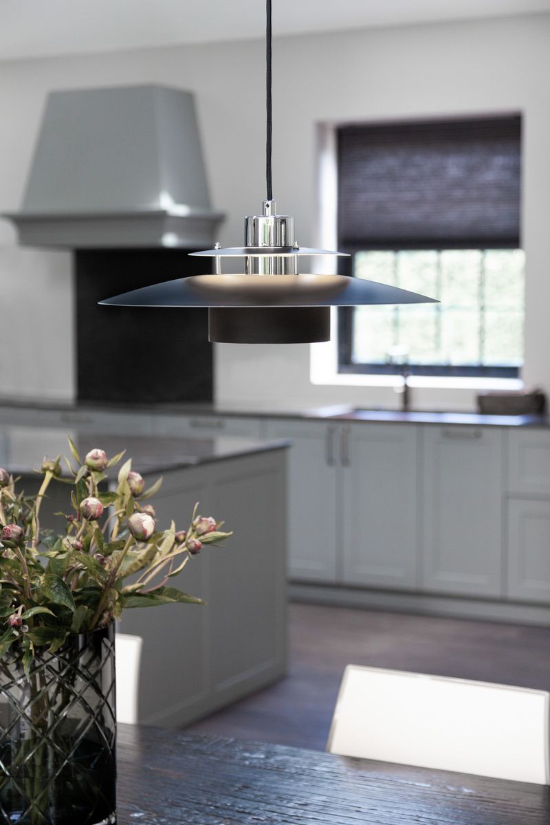 Sørup pendel Sort/chrom