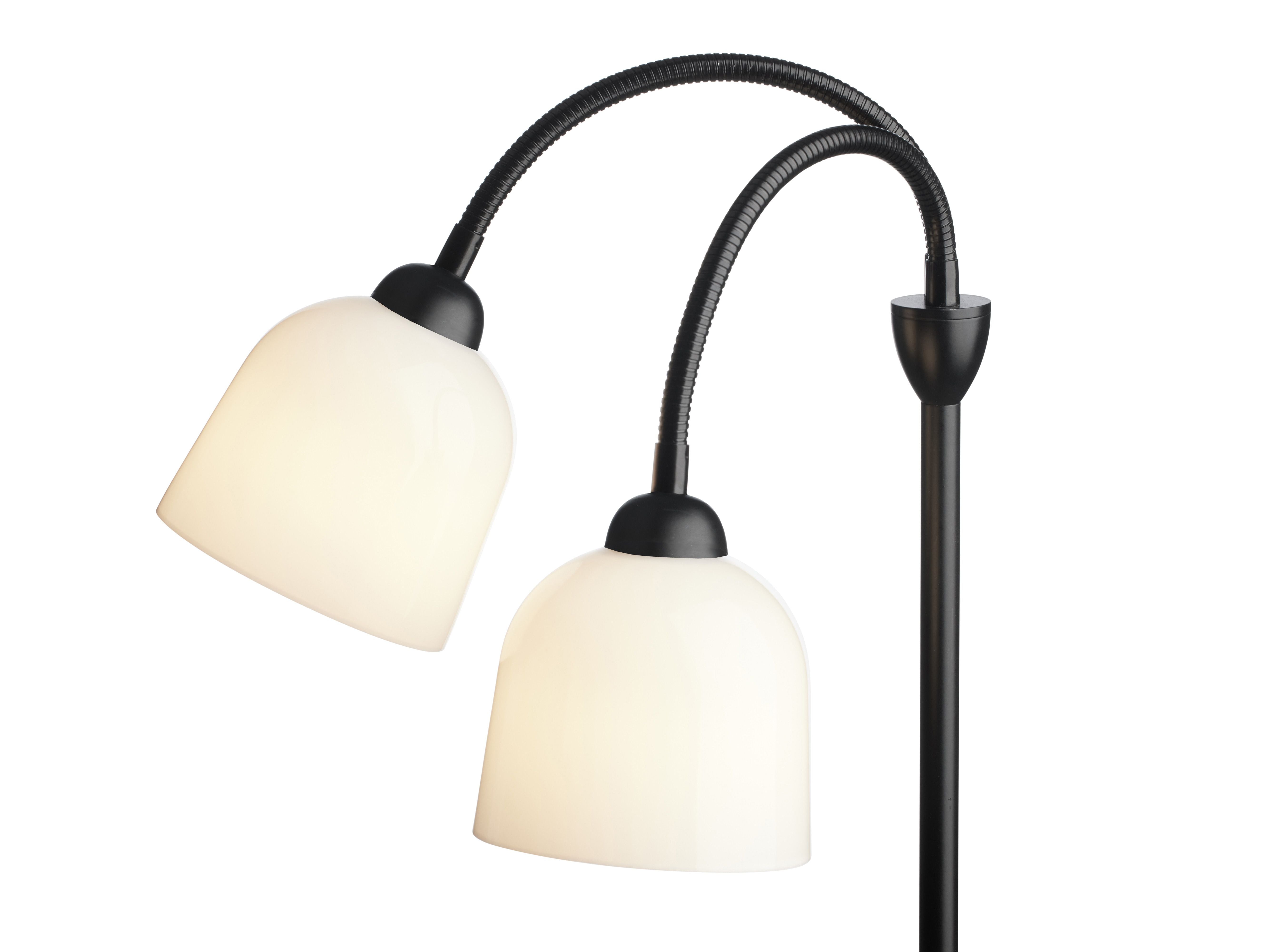 Glow gulvlampe 2 arm Opal - Sort