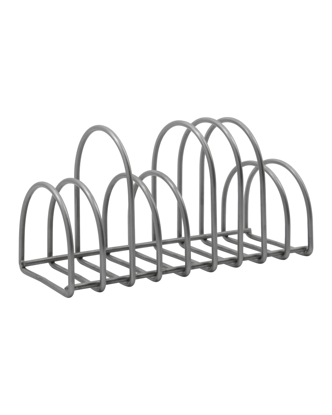 Organiser, HDPampi, Brushed silver finish